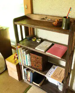 蓬の家和室棚